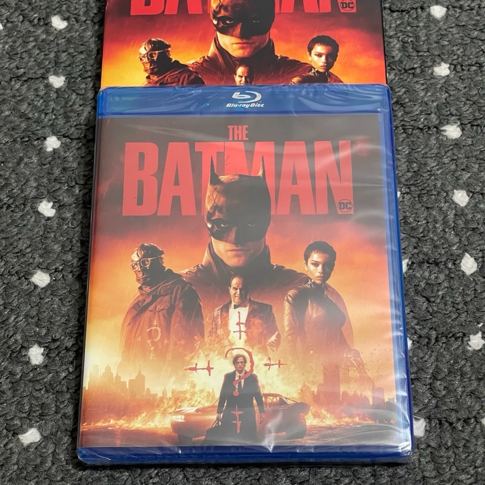 THE BATMAN MOVIE BRAND NEW SEALED BLU-RAY + DVD + DIGITAL CODE 2022